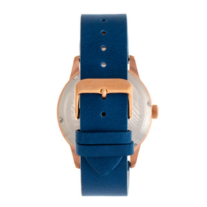 Morphic M77 Series Leather-Band Watch - Blue - MPH7705