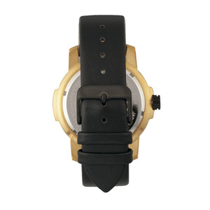 Morphic M54 Series Leather-Band Chronograph Watch - Gold/Black - MPH5405