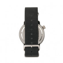 Load image into Gallery viewer, Morphic M58 Series Nato Leather-Band Watch w/ Date - Silver/Black - MPH5801
