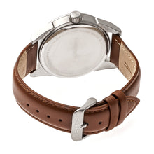 Load image into Gallery viewer, Morphic M63 Series Leather-Band Watch w/Date - Blue/Brown - MPH6306
