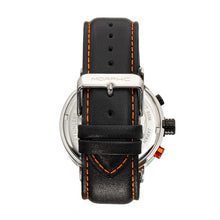 Load image into Gallery viewer, Morphic M91 Series Chronograph Leather-Band Watch w/Date - Silver/Orange - MPH9101
