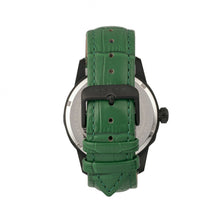 Load image into Gallery viewer, Morphic M56 Series Leather-Band Watch w/Date - Black/Green - MPH5607
