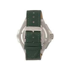 Load image into Gallery viewer, Morphic M55 Series Chronograph Leather-Band Watch w/Date - Silver/Green - MPH5502
