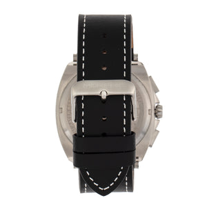 Morphic M79 Series Chronograph Leather-Band Watch - Silver/Black - MPH7905