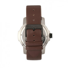 Load image into Gallery viewer, Morphic M54 Series Leather-Band Chronograph Watch - Silver/Brown - MPH5404
