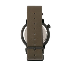 Load image into Gallery viewer, Morphic M58 Series Nato Leather-Band Watch w/ Date - Black/Olive - MPH5806
