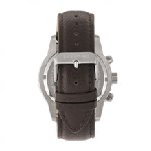 Load image into Gallery viewer, Morphic M67 Series Chronograph Leather-Band Watch w/Date - Silver/Brown - MPH6702

