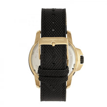 Load image into Gallery viewer, Morphic M70 Series Canvas-Overlaid Leather-Band Watch w/Date - Gold/Black - MPH7003
