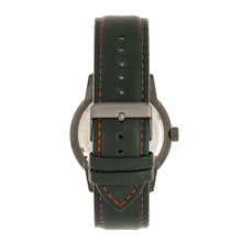 Load image into Gallery viewer, Morphic M71 Series Leather-Band Watch w/Date - Gunmetal/Forest Green - MPH7106

