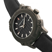 Load image into Gallery viewer, Morphic M68 Series Leather-Band Watch w/ Date - Black - MPH6805
