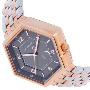 Morphic M96 Series Bracelet Watch w/Date - Gunmetal/Rose Gold - MPH9603