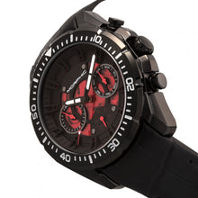 Load image into Gallery viewer, Morphic M66 Series Skeleton Dial Leather-Band Watch w/ Day/Date - Black - MPH6606
