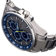 Load image into Gallery viewer, Morphic M92 Series Bracelet Watch w/Day/Date - Grey &amp; Blue - MPH9207

