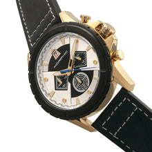 Load image into Gallery viewer, Morphic M57 Series Chronograph Leather-Band Watch - Gold/Black - MPH5703
