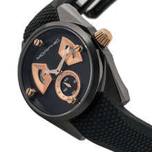 Load image into Gallery viewer, Morphic M34 Series Men&#39;s Watch w/ Day/Date - Black/Rose Gold - MPH3407
