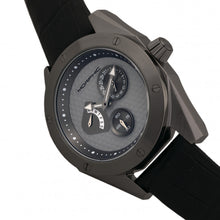 Load image into Gallery viewer, Morphic M46 Series Leather-Band Men&#39;s Watch w/Date - Black/Charcoal - MPH4605
