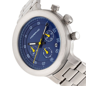 Morphic M78 Series Chronograph Bracelet Watch - Silver/Blue - MPH7804