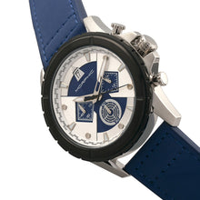Load image into Gallery viewer, Morphic M57 Series Chronograph Leather-Band Watch - Silver/Blue - MPH5702
