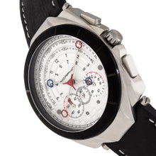 Load image into Gallery viewer, Morphic M79 Series Chronograph Leather-Band Watch - Silver/White - MPH7904
