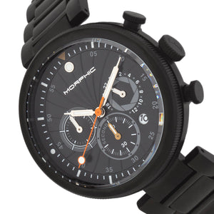 Morphic M87 Series Chronograph Bracelet Watch w/Date - Black - MPH8706