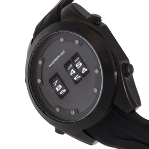 Morphic M76 Series Drum-Roll Strap Watch - Black - MPH7606