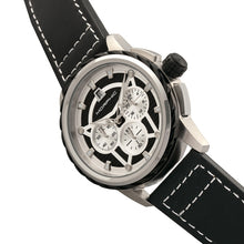 Load image into Gallery viewer, Morphic M61 Series Chronograph Leather-Band Watch w/Date - Silver/Black - MPH6101
