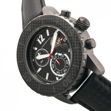 Load image into Gallery viewer, Morphic M51 Series Chronograph Leather-Band Watch w/Date - Gunmetal/Grey - MPH5106
