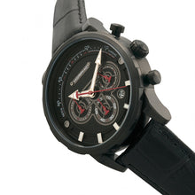 Load image into Gallery viewer, Morphic M60 Series Chronograph Leather-Band Watch w/Date - Black - MPH6005
