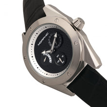 Load image into Gallery viewer, Morphic M46 Series Leather-Band Men&#39;s Watch w/Date - Silver/Black - MPH4602
