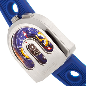 Morphic M95 Series Chronograph Strap Watch w/Date - Blue/Orange - MPH9503