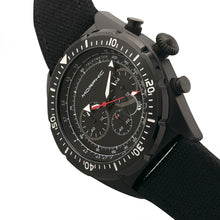 Load image into Gallery viewer, Morphic M53 Series Chronograph Fiber-Weaved Leather-Band Watch w/Date - Black - MPH5305
