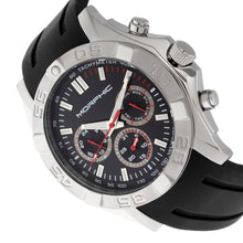 Load image into Gallery viewer, Morphic M75 Series Tachymeter Strap Watch w/Day/Date - Silver/Black - MPH7501

