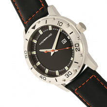 Load image into Gallery viewer, Morphic M71 Series Leather-Band Watch w/Date - Silver/Black - MPH7101
