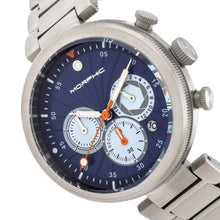 Load image into Gallery viewer, Morphic M87 Series Chronograph Bracelet Watch w/Date - Silver/Blue - MPH8703
