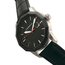 Load image into Gallery viewer, Morphic M56 Series Leather-Band Watch w/Date - Silver/Black - MPH5601
