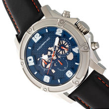 Load image into Gallery viewer, Morphic M73 Series Chronograph Leather-Band Watch - Silver/Blue - MPH7303
