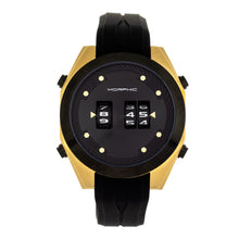 Load image into Gallery viewer, Morphic M76 Series Drum-Roll Strap Watch - Gold/Black - MPH7602
