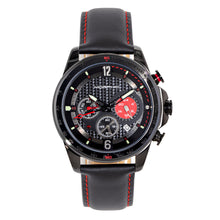 Load image into Gallery viewer, Morphic M88 Series Chronograph Leather-Band Watch w/Date - Black - MPH8806
