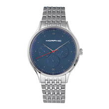 Load image into Gallery viewer, Morphic M65 Series Bracelet Watch w/Day/Date - Silver/Blue - MPH6503
