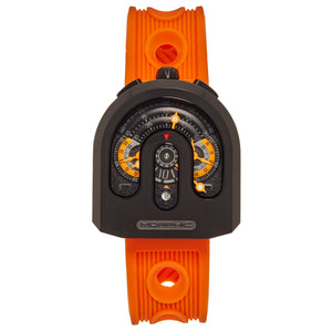 Morphic M95 Series Chronograph Strap Watch w/Date - Black/Orange - MPH9505