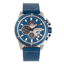 Load image into Gallery viewer, Morphic M81 Series Chronograph Leather-Band Watch w/Date - Blue/Silver  - MPH8102
