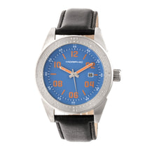 Load image into Gallery viewer, Morphic M63 Series Leather-Band Watch w/Date - Blue/Black - MPH6302
