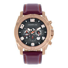 Load image into Gallery viewer, Morphic M73 Series Chronograph Leather-Band Watch - Rose Gold/Charcoal - MPH7305
