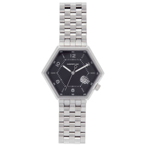Morphic M96 Series Bracelet Watch w/Date - Black/Silver - MPH9601