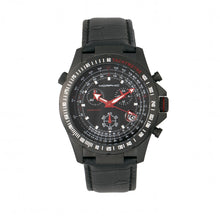 Load image into Gallery viewer, Morphic M36 Series Leather-Band Chronograph Watch - Black/Charcoal - MPH3607
