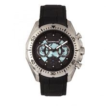 Load image into Gallery viewer, Morphic M66 Series Skeleton Dial Leather-Band Watch w/ Day/Date - Silver/Black - MPH6601
