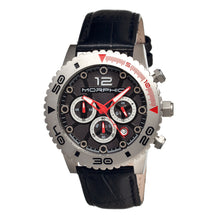 Load image into Gallery viewer, Morphic M33 Series Chronograph Men&#39;s Watch w/ Date - Silver/Black - MPH3302
