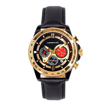 Load image into Gallery viewer, Morphic M88 Series Chronograph Leather-Band Watch w/Date - Black/Gold - MPH8805
