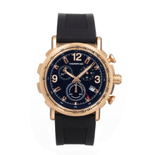 Load image into Gallery viewer, Morphic M93 Series Chronograph Strap Watch w/Date - Rose Gold/Black - MPH9303
