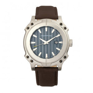 Morphic M68 Series Leather-Band Watch w/ Date
